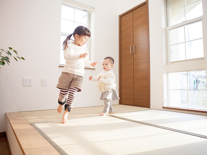 子どもと畳